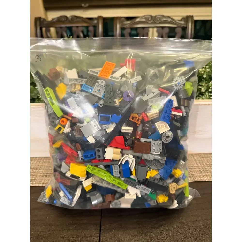 Lego Bricks and Misc Pieces 3.60 lbs Multiple sets and variety of bricks
